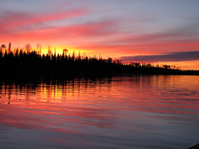 Sunrise and sunset gallery from Klotz Lake Camp